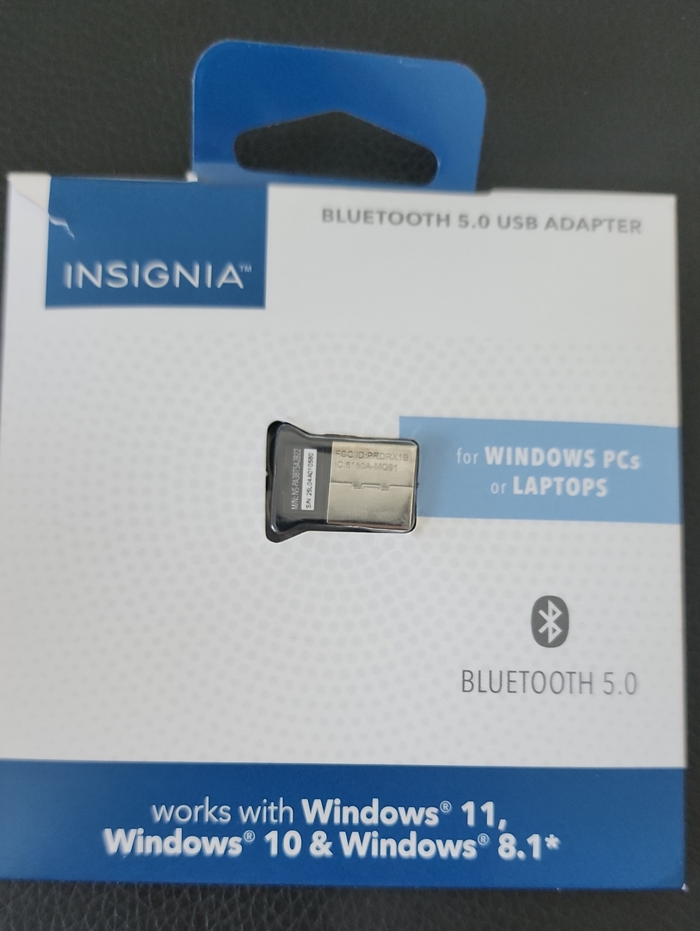 Insignia Bluetooth 5.0 USB Adapter - Silver